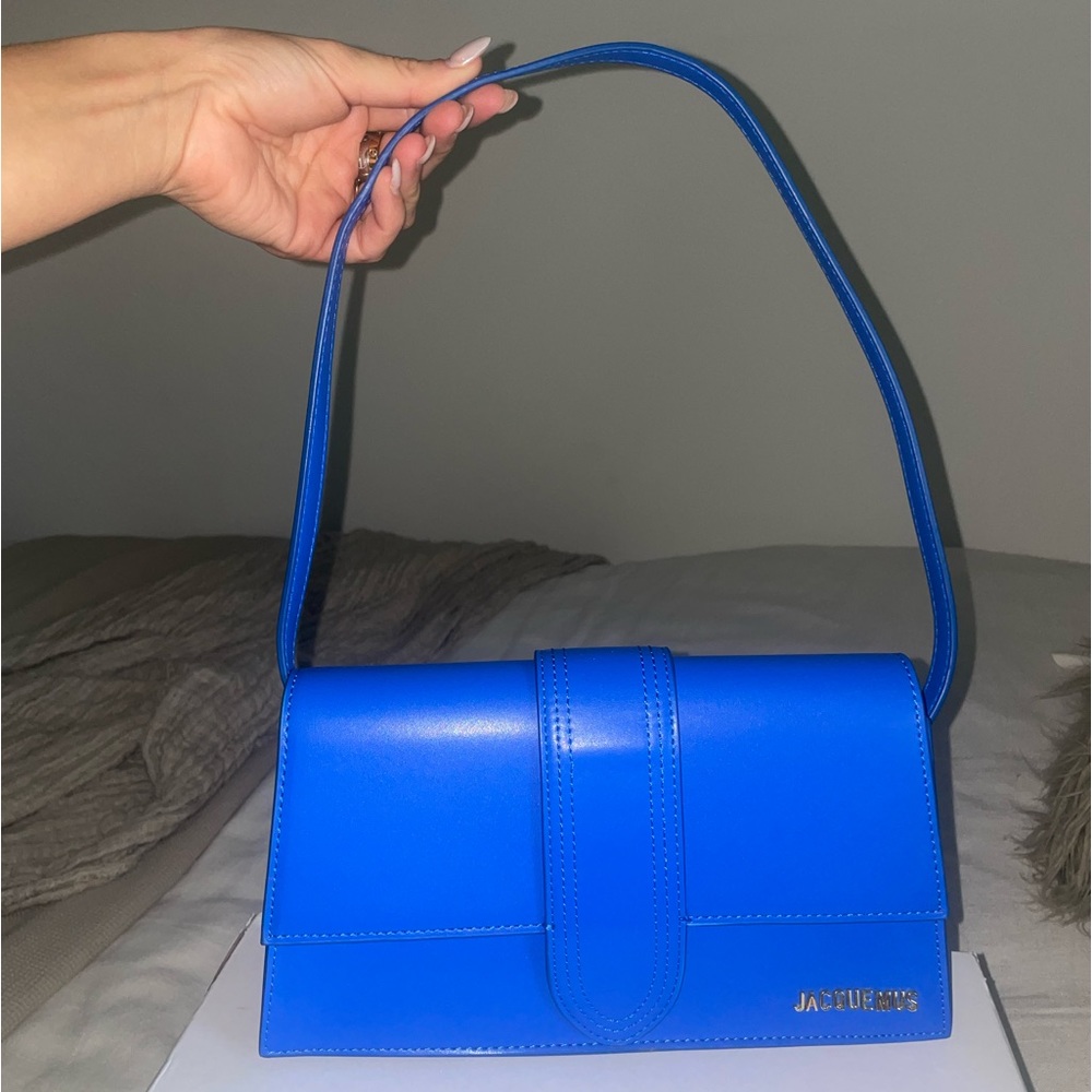 Royal blue handbag